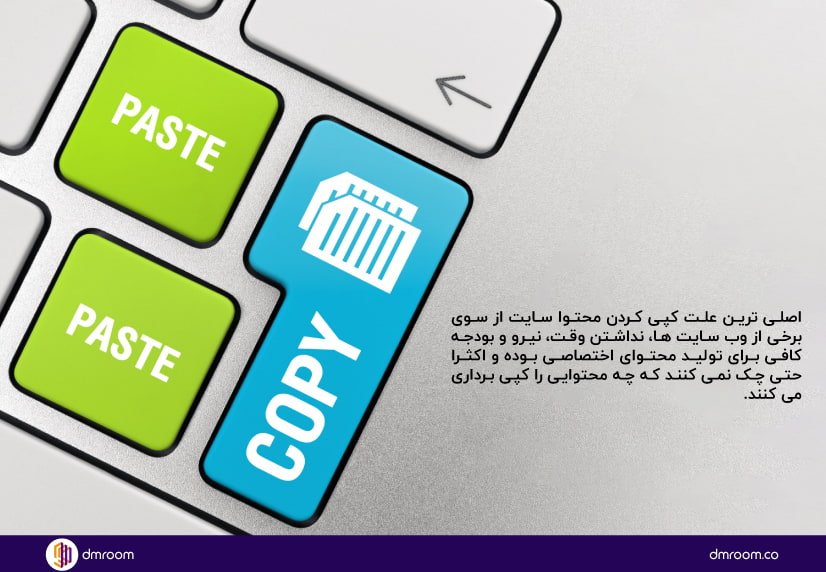 کپی کردن محتوا سایت