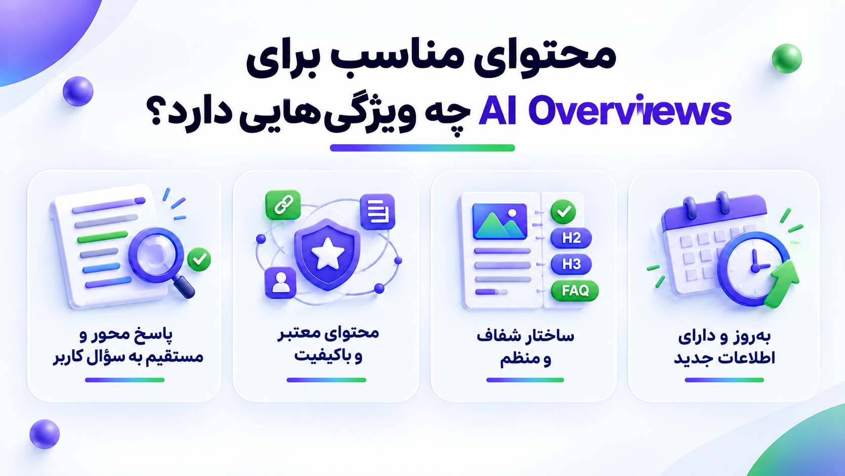 چگونه سایت را برای AI Overviews آماده کنیم؟