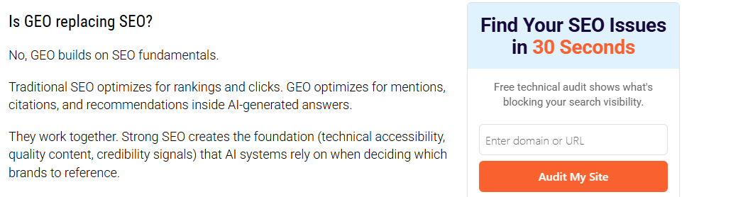 تفاوت سئو با GEO چیست